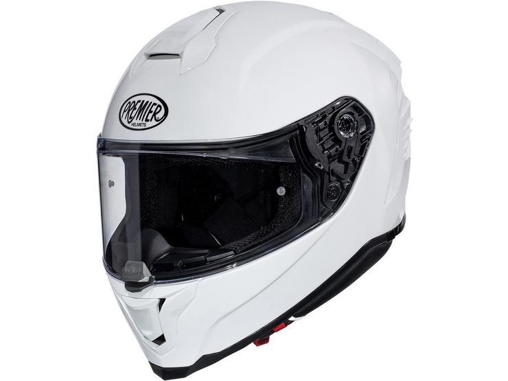 Premier Hyper Full Face Motorcycle Helmet - White