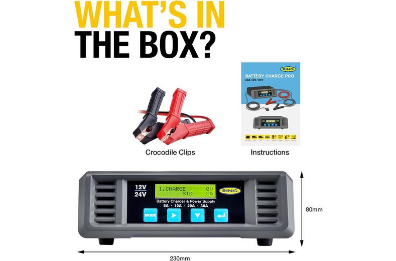 SMARTCHARGE PRO 30A Battery Support Unit 12/24V SMARTCHARGE PRO 30A Battery Support Unit 12/24V