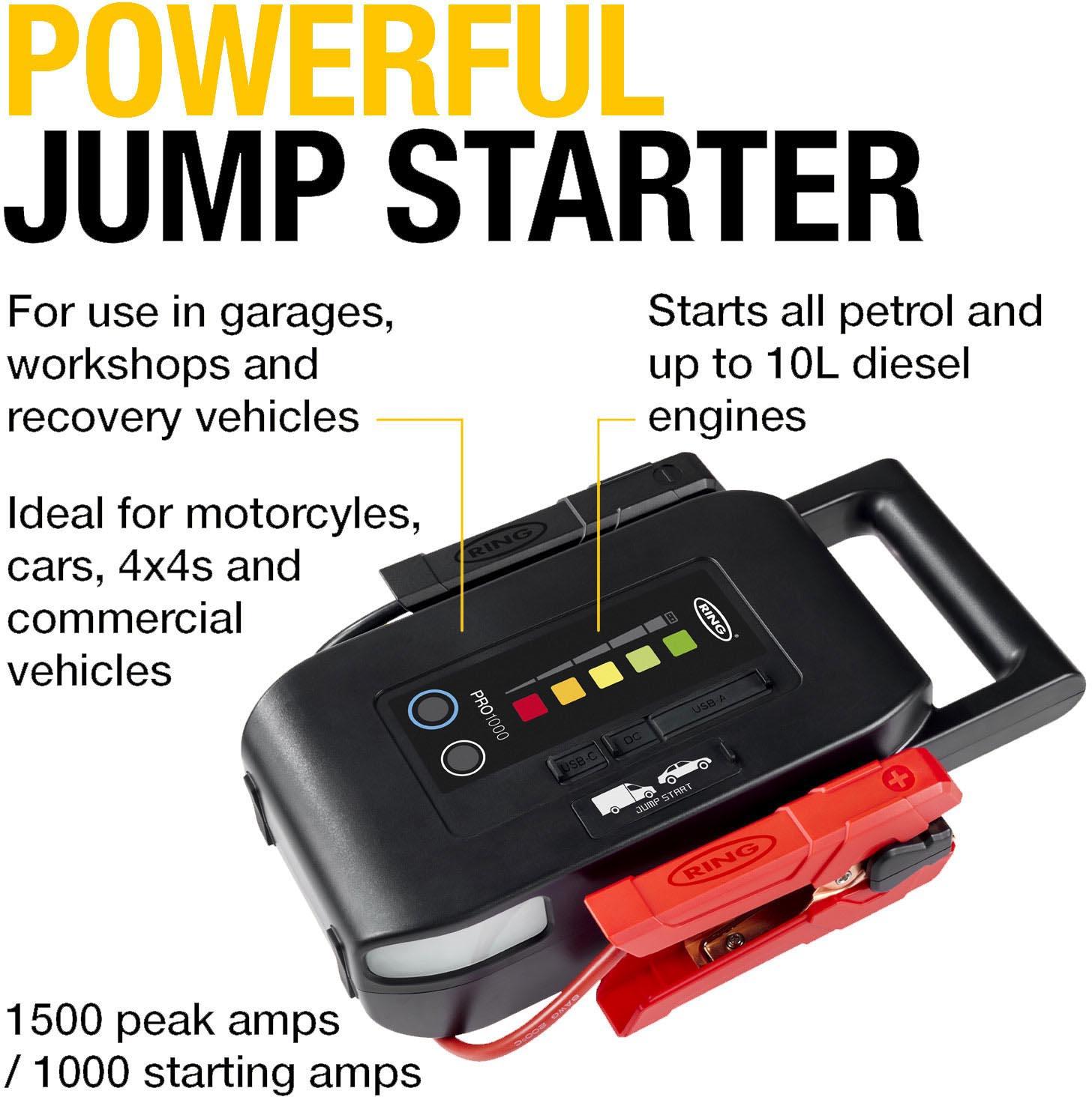 ULTRABOOST PRO 1000 Lithium Jump Starter 12V
