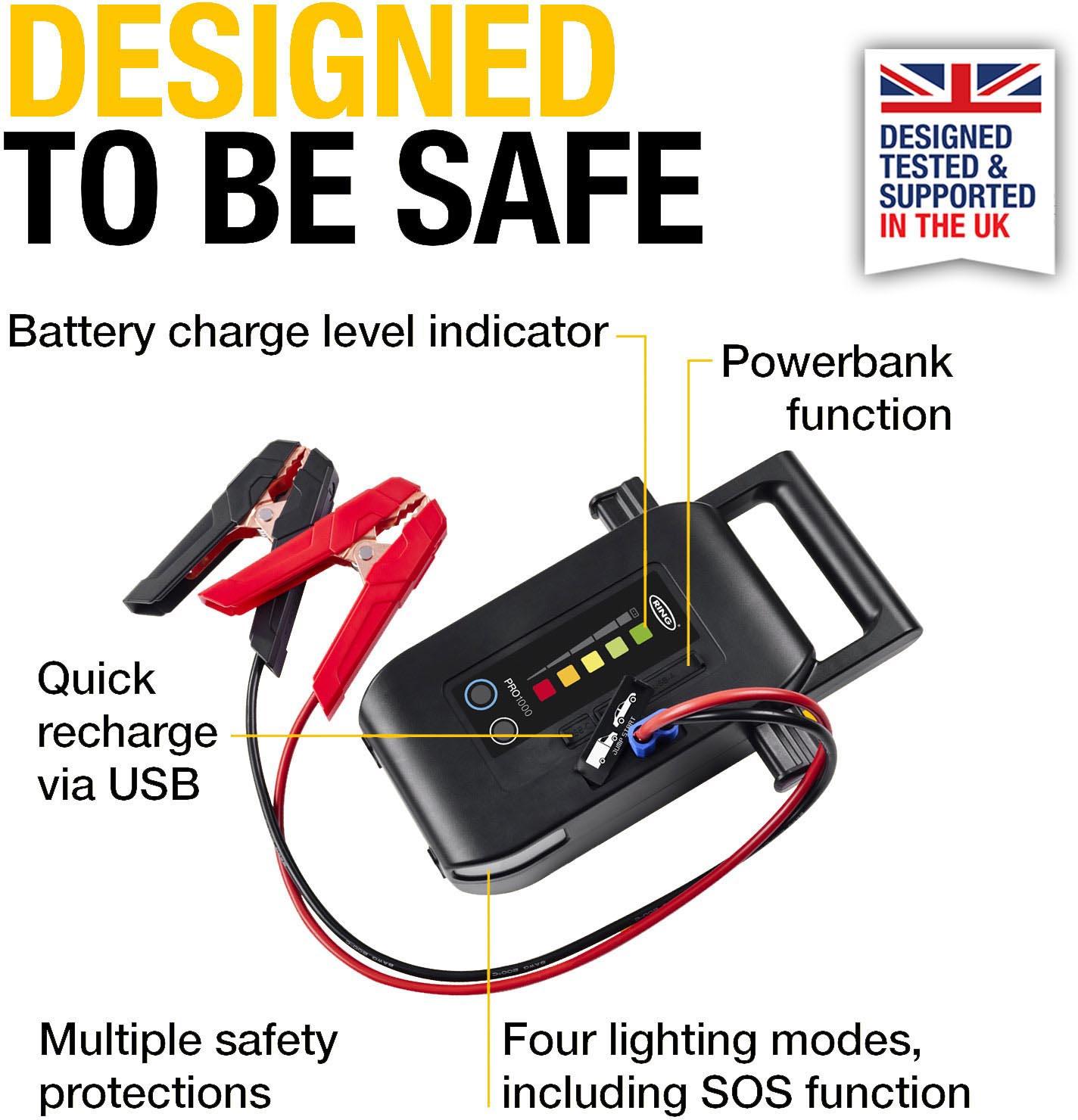 ULTRABOOST PRO 1000 Lithium Jump Starter 12V