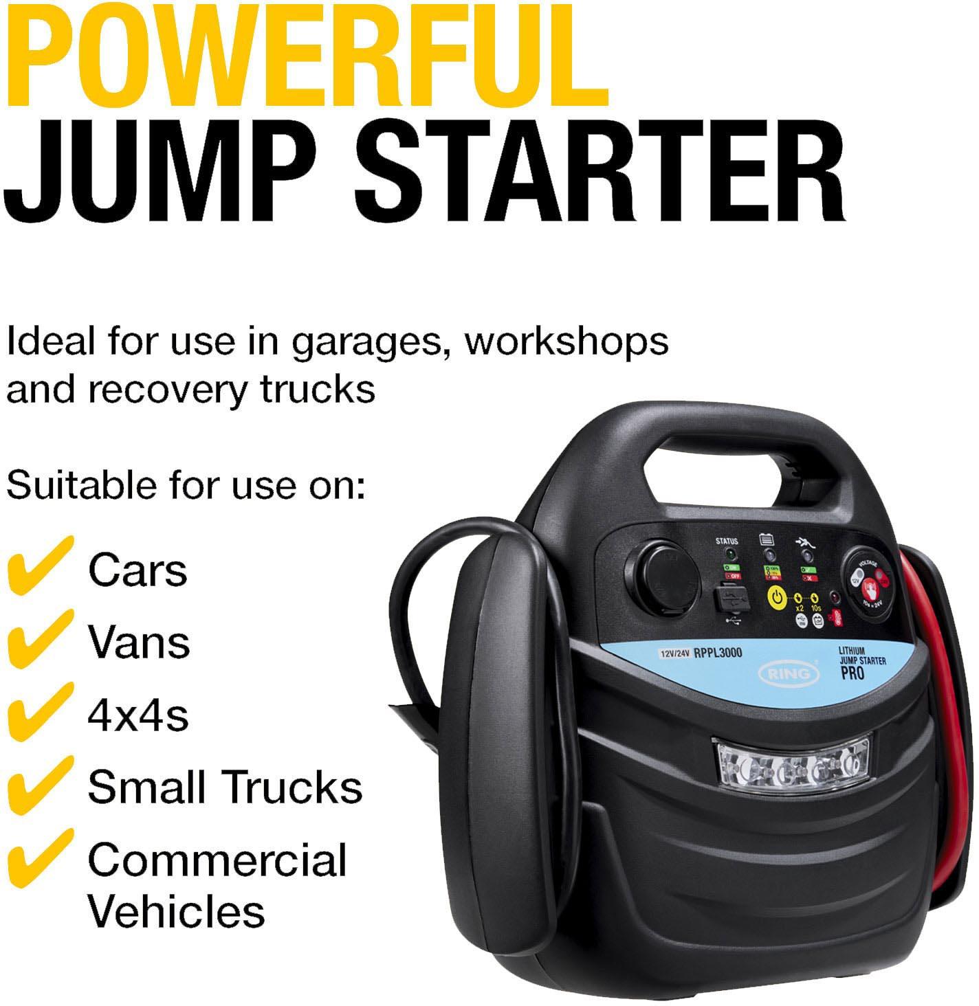ULTRABOOST PRO 3000 Lithium Jump Starter 12/24V