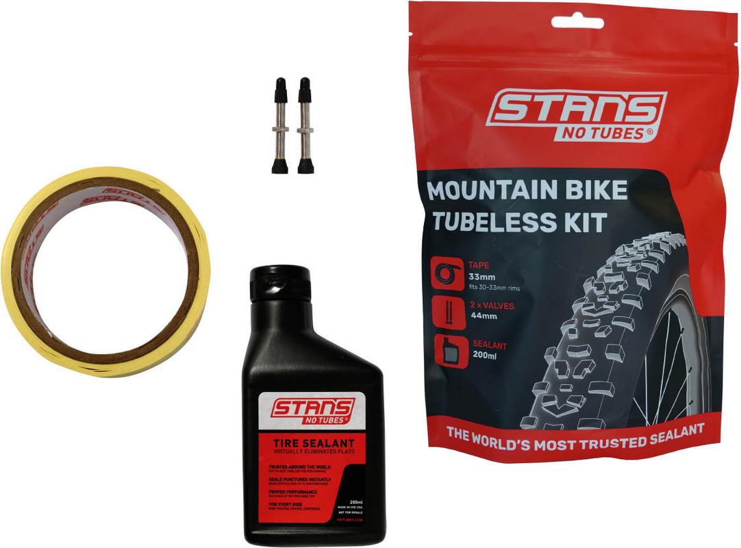 Halfords Stans No Tubes Mountain Bike Tubeless Kit, 33Mm Tape/44Mm Valve | Extra 8% off for BC Members