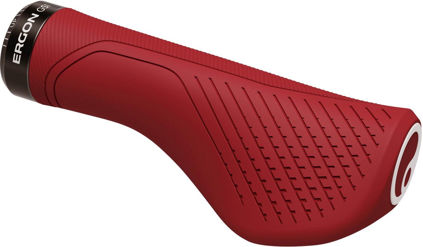 Halfords Ergon Gs1 Evo Grips, Chilli Red Small | Extra 8% off for BC Members