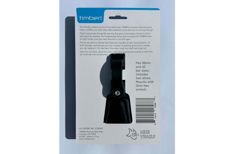 Timber Mountain Bike Bell Bolt-On Timber Mountain Bike Bell Bolt-On