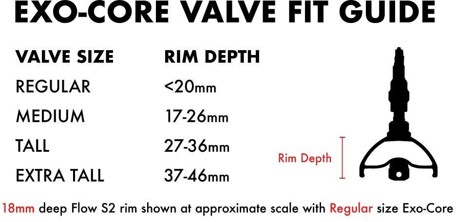 Stans Exo Core Tubeless Valves