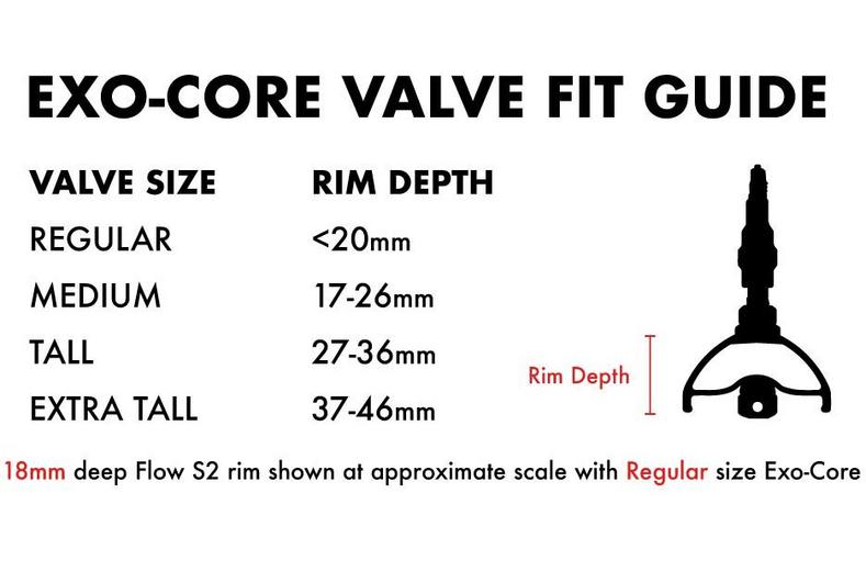 Stans Exo Core Tubeless Valves Stans Exo Core Tubeless Valves