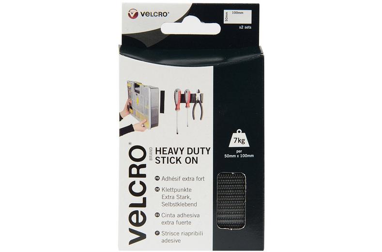 VELCRO Heavy Duty Strips Black VELCRO Heavy Duty Strips Black