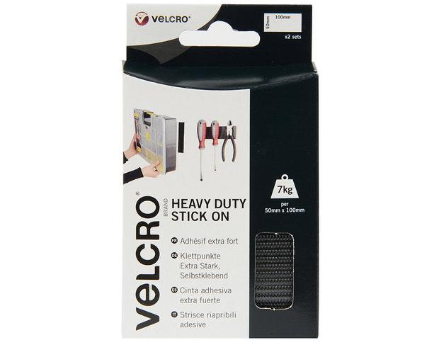 VELCRO Heavy Duty Strips Black