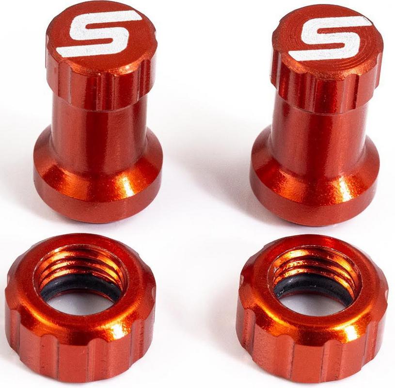 Halfords Stans No Tubes Stans Tubeless Valve Colour Kit, Orange | Extra 8% off for BC Members