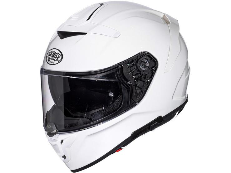 Premier Devil Full Face Motorcycle Helmet - White