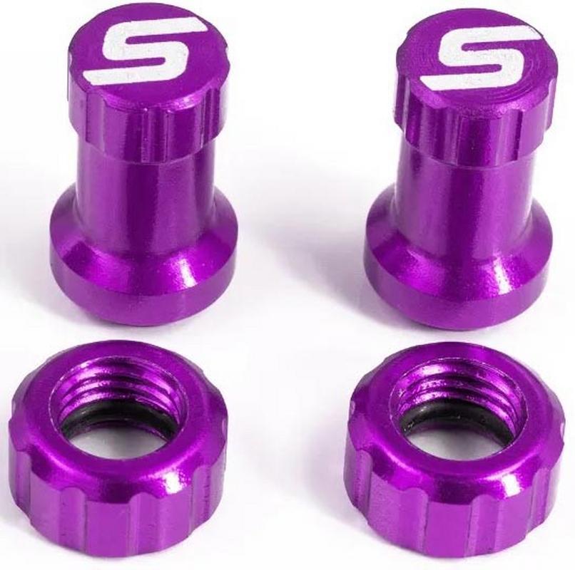 Halfords Stans No Tubes Stans Tubeless Valve Colour Kit, Purple | Extra 8% off for BC Members