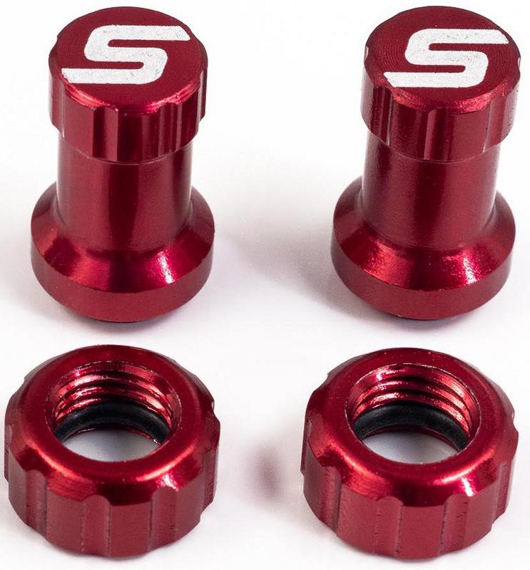 Halfords Stans No Tubes Stans Tubeless Valve Colour Kit, Red | Extra 8% off for BC Members