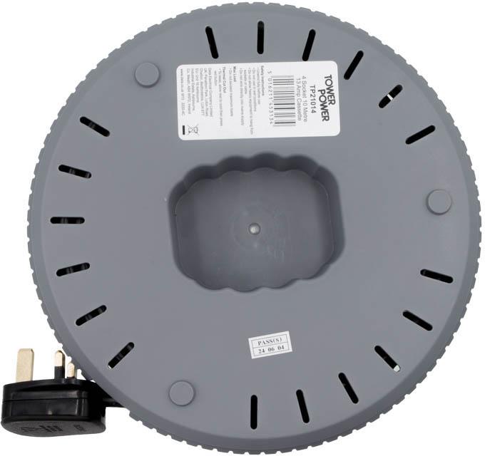 Tower 4 Socket 10 Metre 13 Amp Cassette