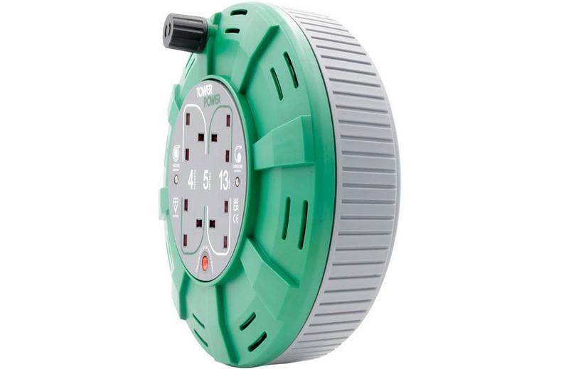 Tower 4 Socket 5 Metre 13 Amp Cassette Tower 4 Socket 5 Metre 13 Amp Cassette