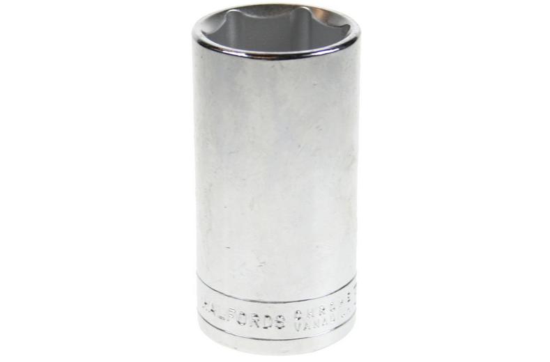 Laser 1994 Bussola Profonda 1/2" D 27mm – Esagono Singolo, In Acciaio Cromo Vanadio, Lunghezza 77mm