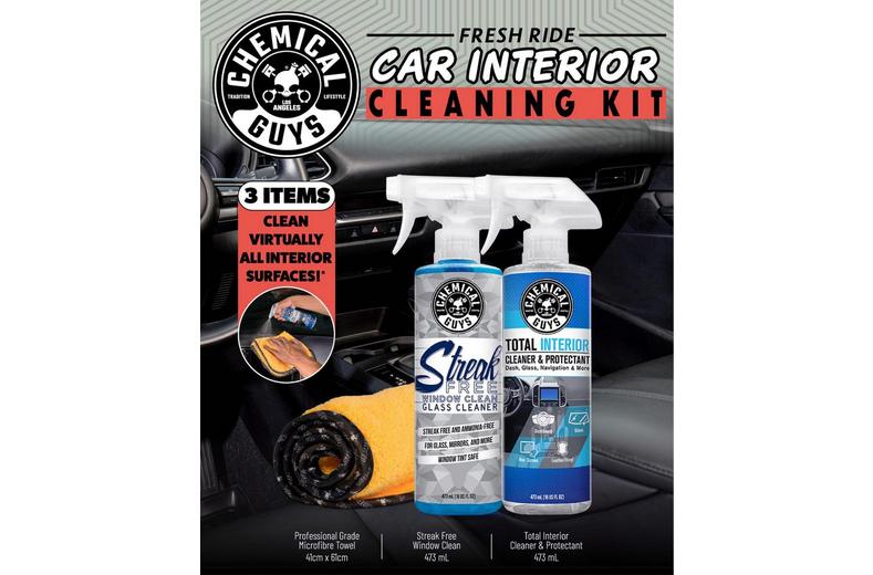 Chemical Guys Fresh Ride Car Interior Car Cleaning Kit Chemical Guys Fresh Ride Car Interior Car Cleaning Kit
