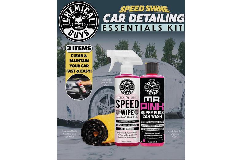 Chemical Guys Speed Shine Exterior Car Detailing Essentials Kit Chemical Guys Speed Shine Exterior Car Detailing Essentials Kit