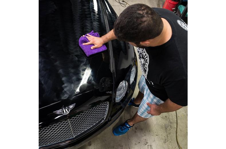 Chemical Guys Happy Ending Ultra Plush Edgeless Microfiber Towel, Purple (3 Pack) Chemical Guys Happy Ending Ultra Plush Edgeless Microfiber Towel, Purple (3 Pack)