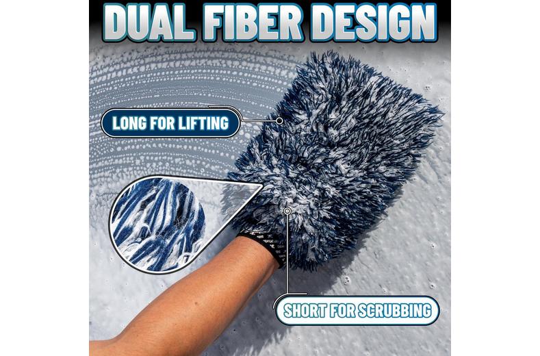 Chemical Guys The Dually Super Soft Microfiber Wash Mitt Chemical Guys The Dually Super Soft Microfiber Wash Mitt
