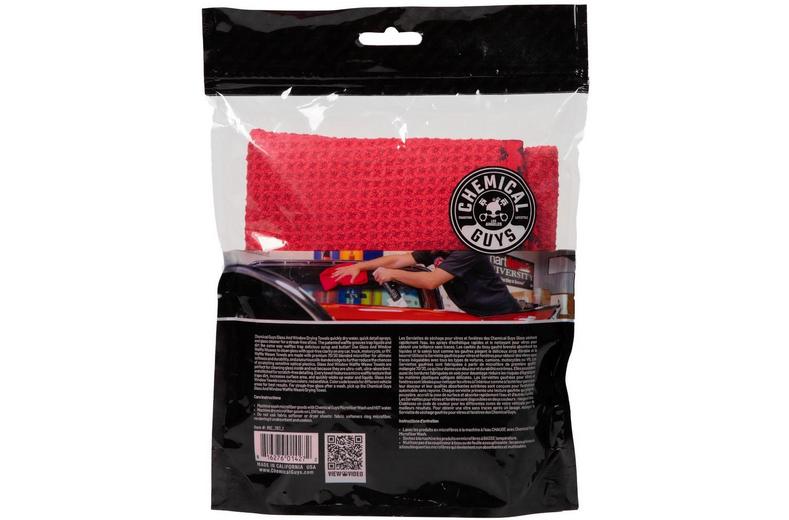 Chemical Guys Waffle Weave Glass & Window Microfiber Towel Chemical Guys Waffle Weave Glass & Window Microfiber Towel