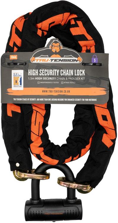 Tru-Tension High-Security 10mm Chain Lock Tru-Tension High-Security 10mm Chain Lock