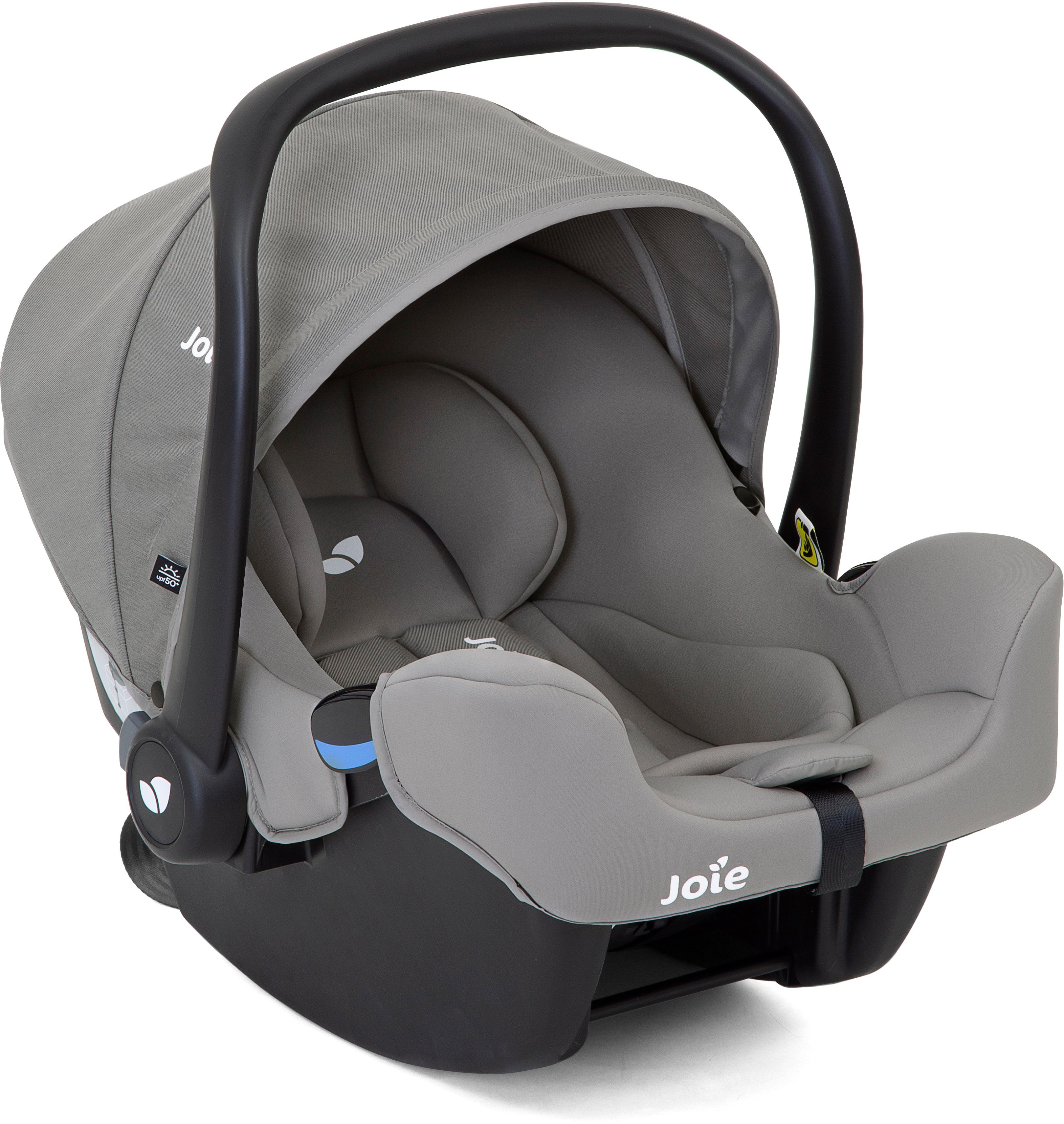 Joie iSnug Group 0+ Baby Car Seat Grey Flannel Halfords UK