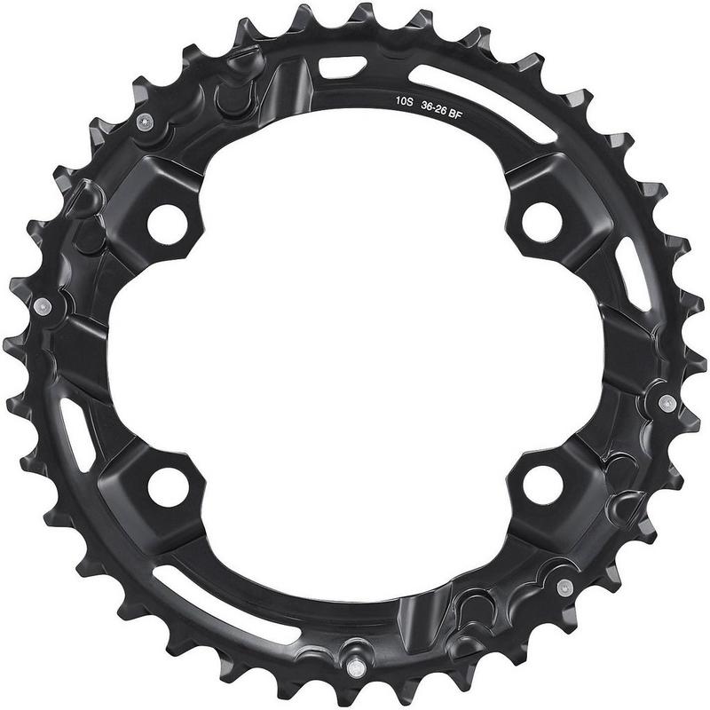 Halfords Shimano FC-M4100 Deore 10 Speed Double Chainring, 36T | Extra 8% off for BC Members