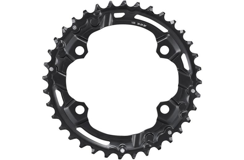 Shimano FC-M4100 Deore 10 Speed Double Chainring, 36T Shimano FC-M4100 Deore 10 Speed Double Chainring, 36T
