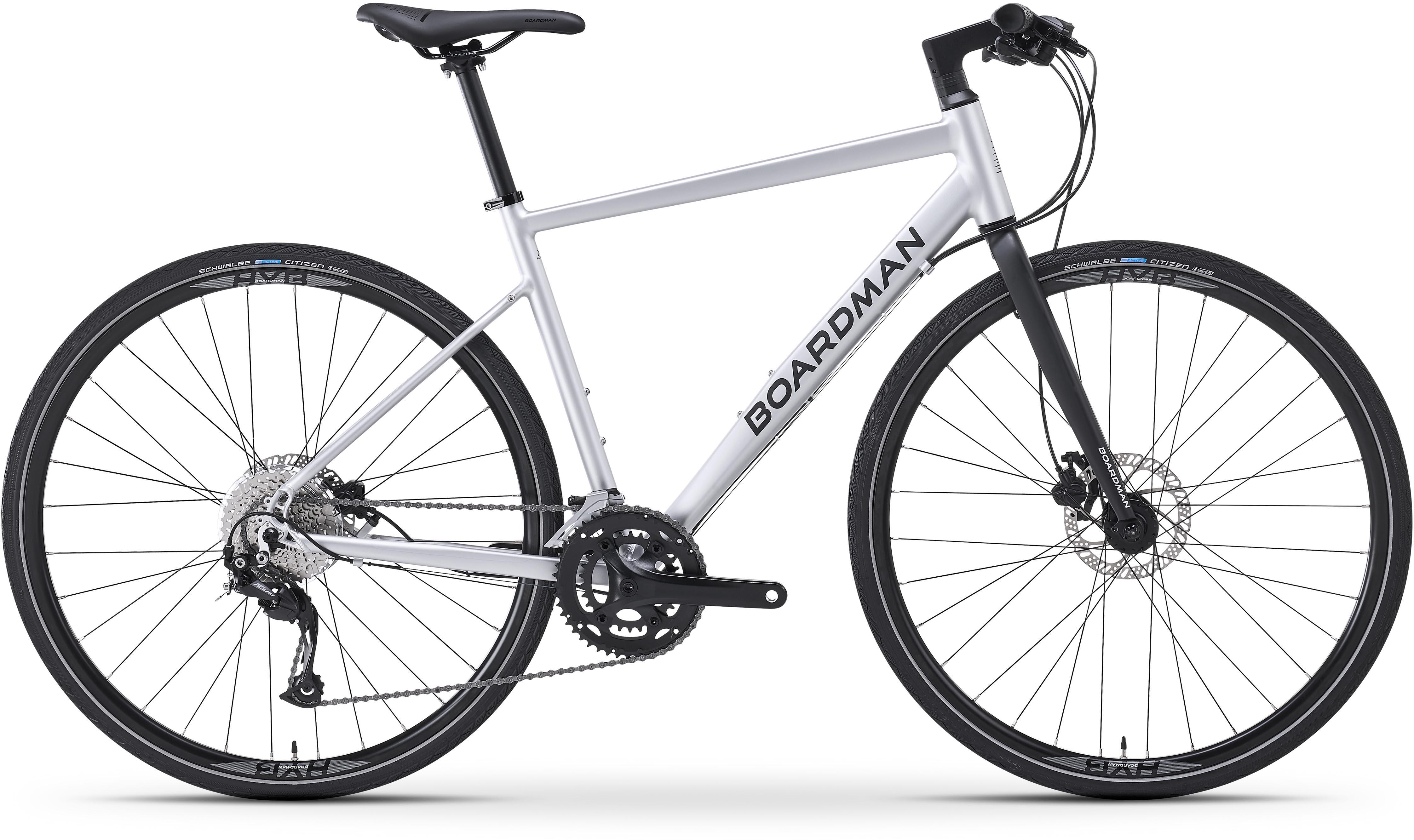 boardman road bike white