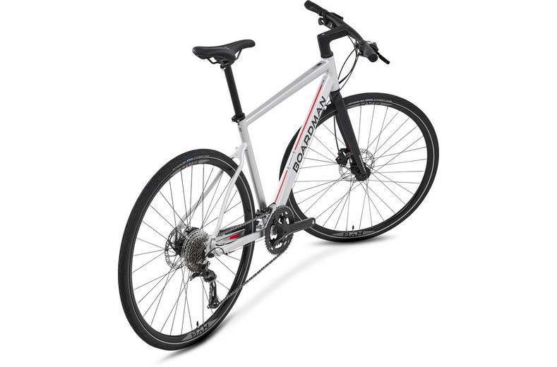 Boardman HYB 8.6 Mens Hybrid Bike - Silver - S, M, L Frames Boardman HYB 8.6 Mens Hybrid Bike - Silver - S, M, L Frames