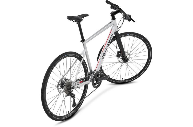 Boardman HYB 8.6 Mens Hybrid Bike - Silver - S, M, L Frames Boardman HYB 8.6 Mens Hybrid Bike - Silver - S, M, L Frames