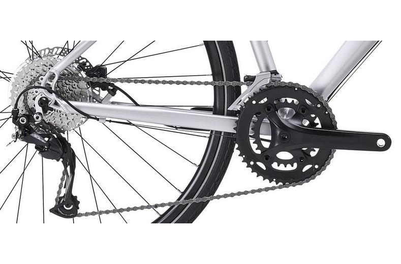 Boardman HYB 8.6 Mens Hybrid Bike - Silver - S, M, L Frames Boardman HYB 8.6 Mens Hybrid Bike - Silver - S, M, L Frames