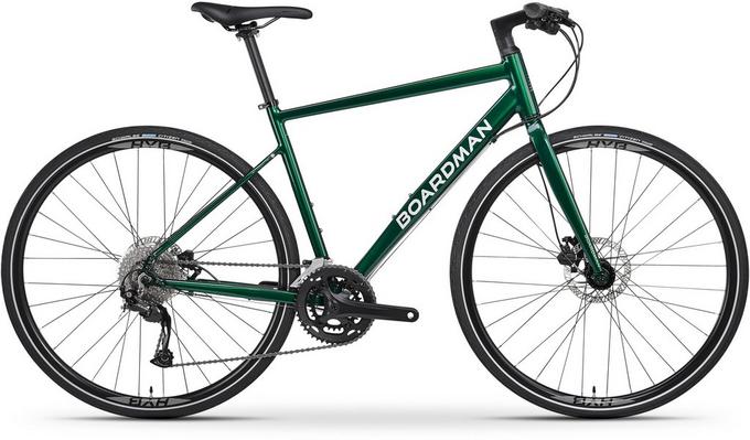 Boardman HYB 8.6 Mens Hybrid Bike Green S M L Frames