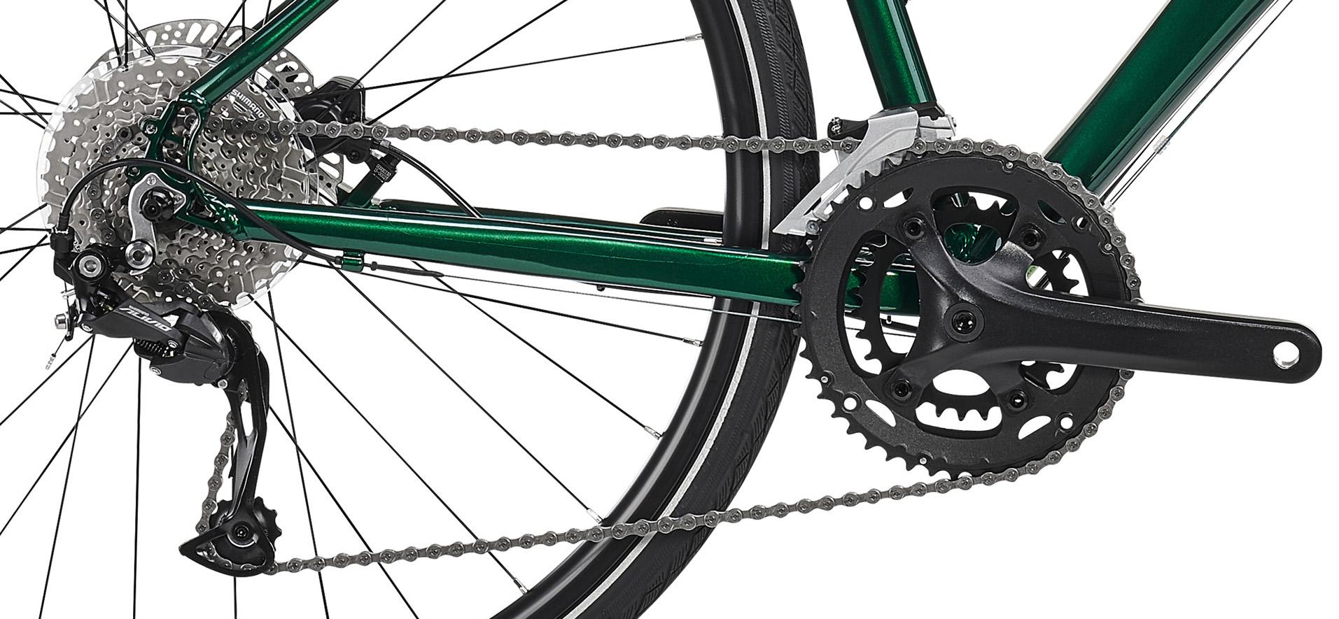 Boardman HYB 8.6 Mens Hybrid Bike - Green, Medium