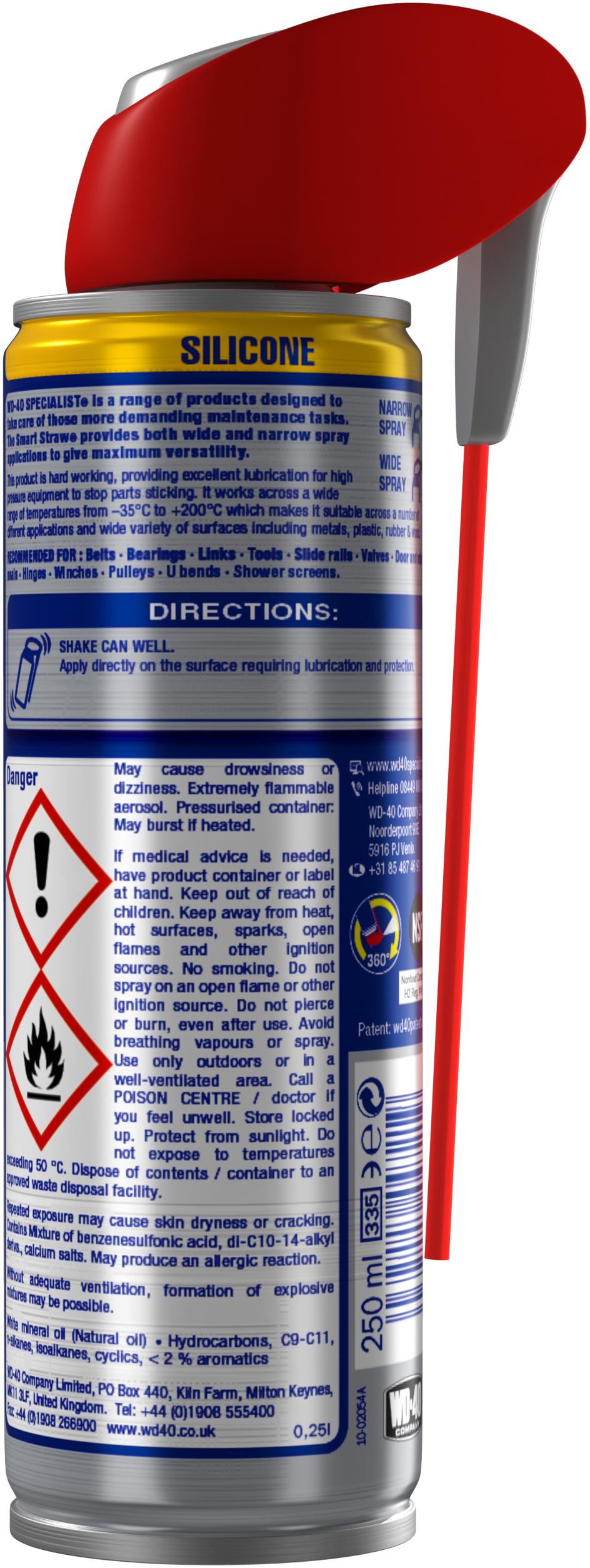 WD-40 Specialist High Performance Silicone Lubricant 250ml