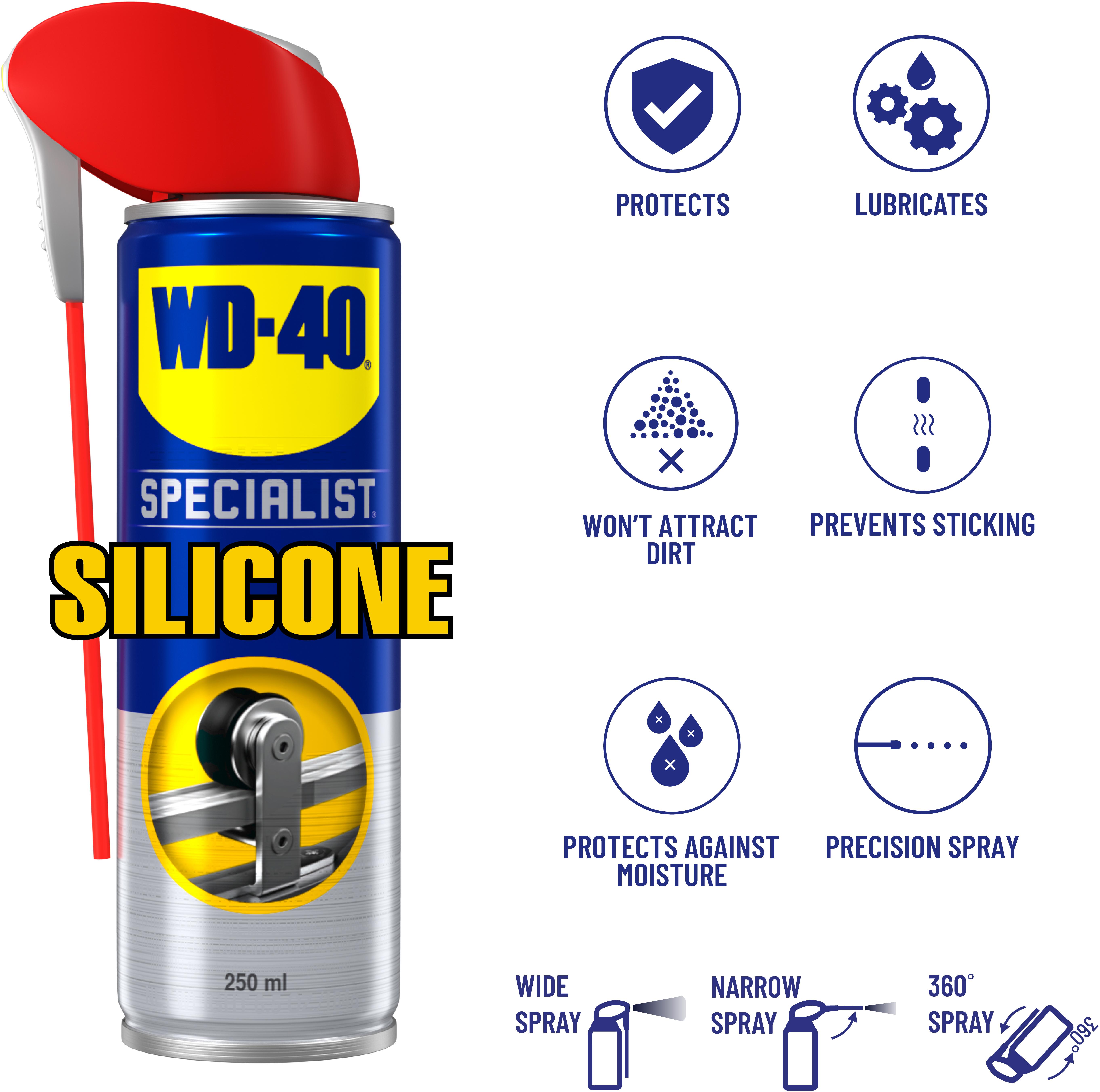 WD-40 Specialist High Performance Silicone Lubricant 250ml