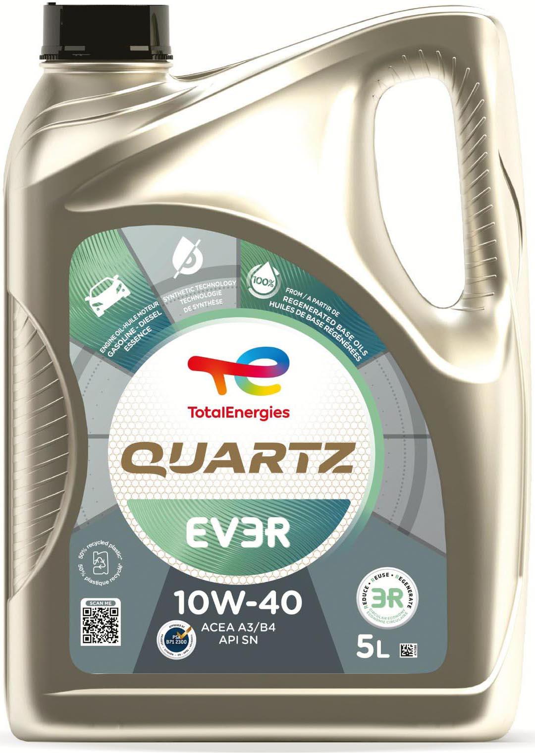 TotalEnergies QUARTZ EV3R 10W40 5L