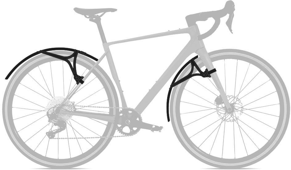 Zefal Shield G50 Mudguard Set