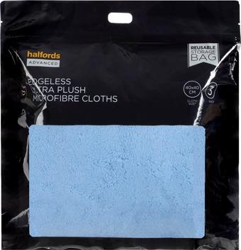 Hal Advanced Edgeless Ultra Plush Microfibre Cloths 3 pack