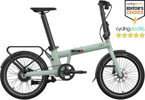Halfords Eovolt Afternoon Pro Folding Electric Bike, Smoked Green - 20 Inch Wheel | Extra 8% off for BC Members