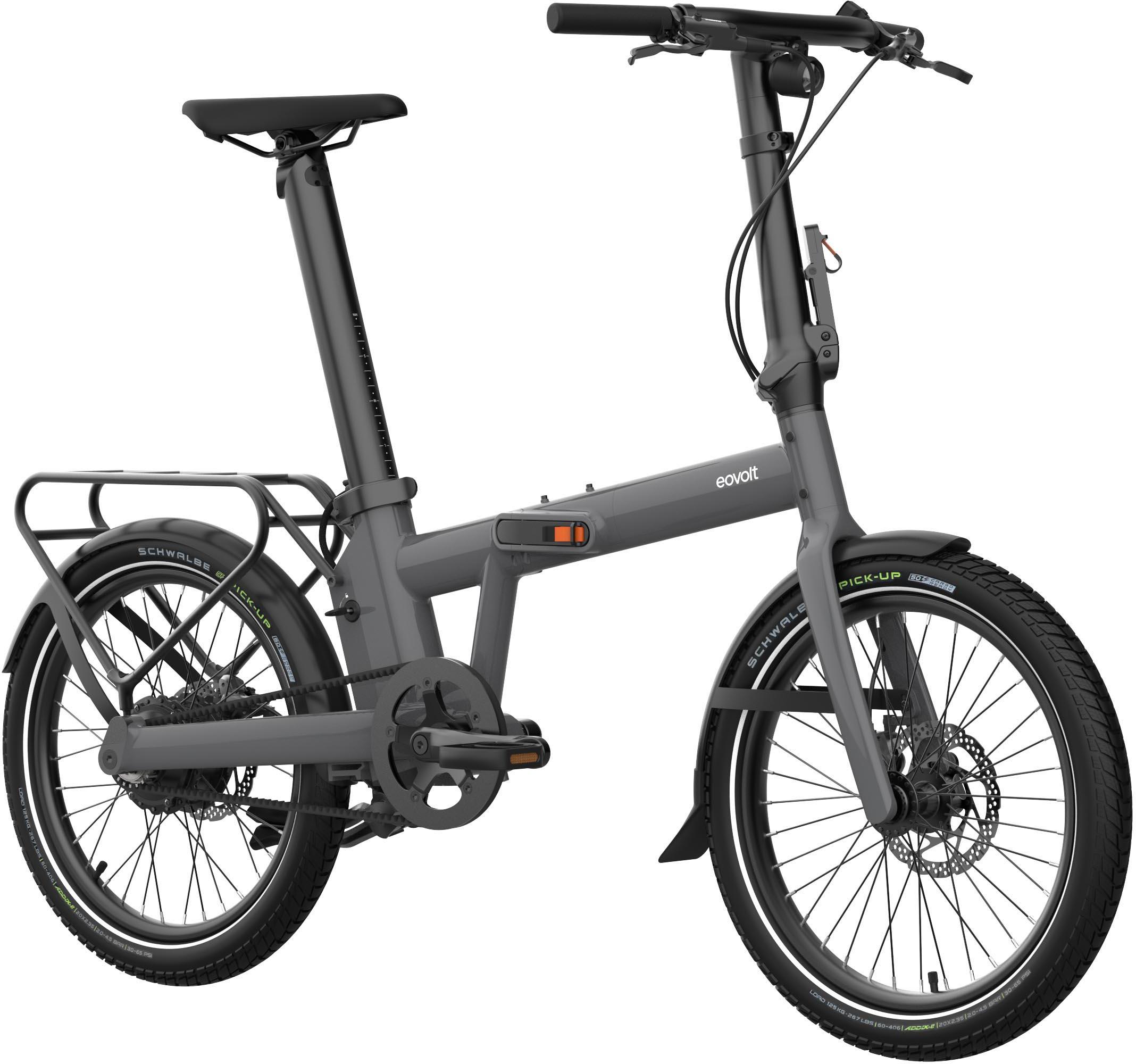 Eovolt Afternoon Pro Folding Electric Bike, 20" Wheel