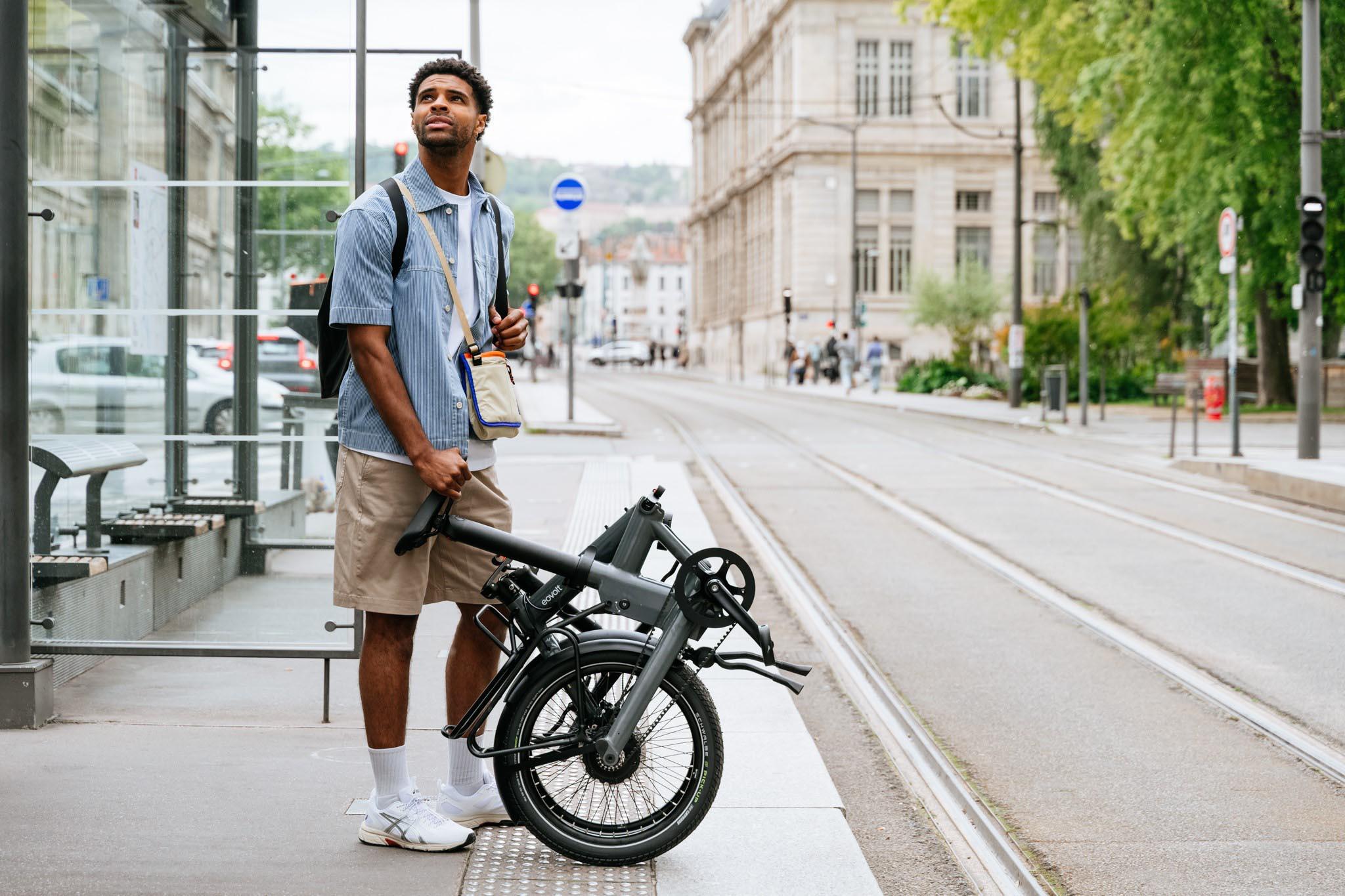 Eovolt Afternoon Pro Folding Electric Bike, 20" Wheel