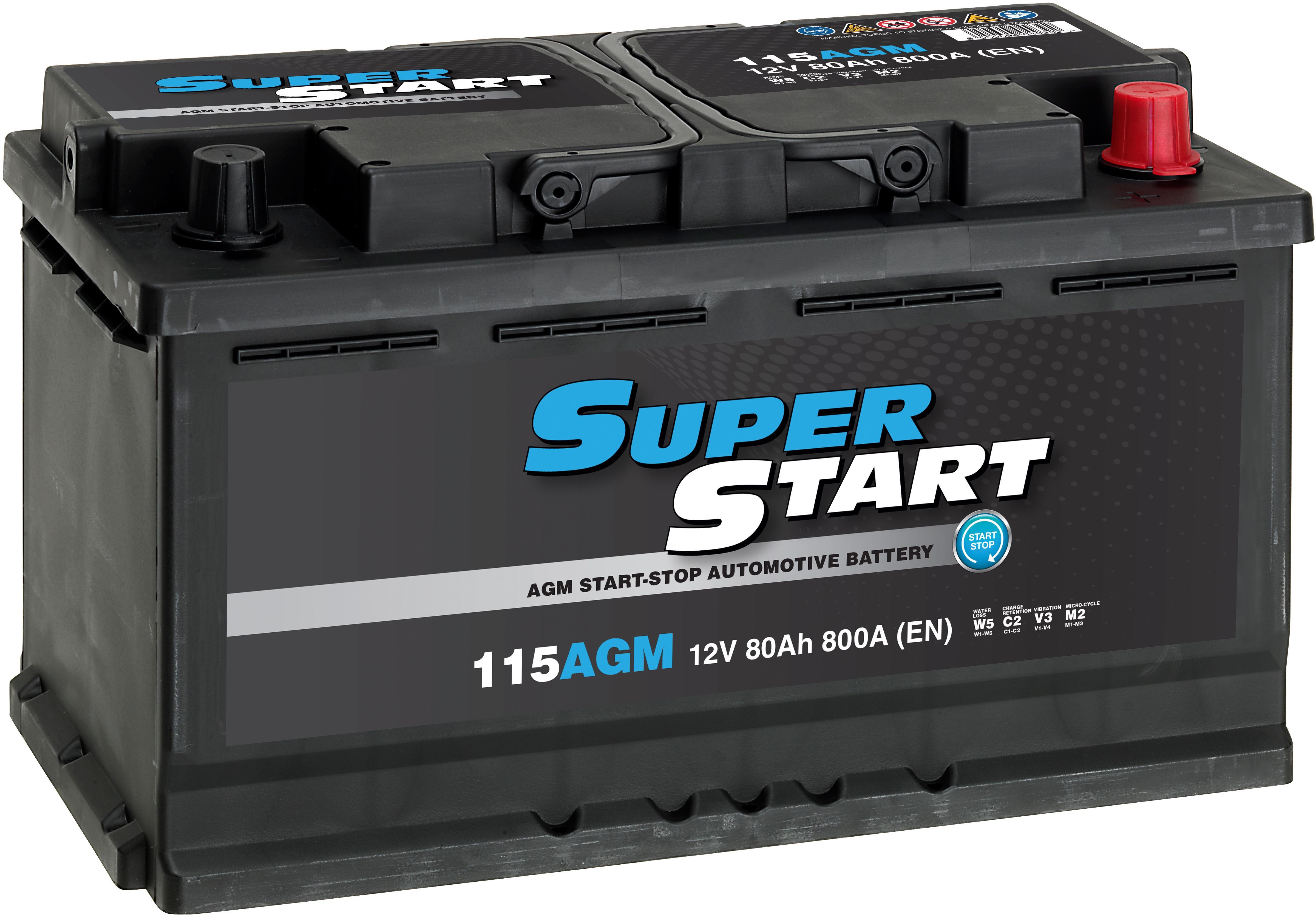 Super Start/Stop 115AGM 80Ah 800A (EN)