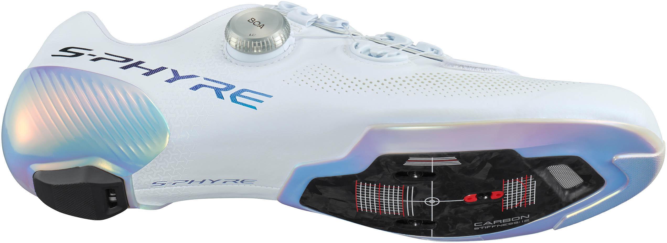 Shimano S-PHYRE PWR RC903P Road Shoes, White, 48