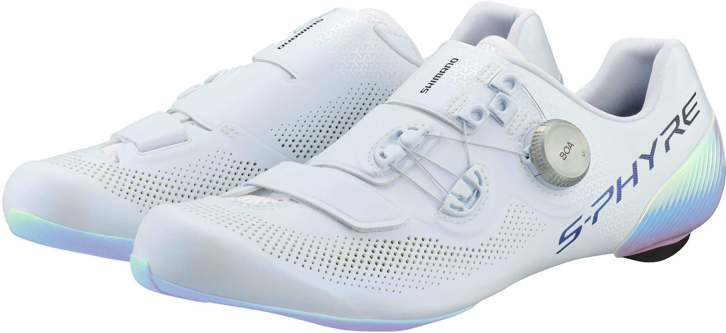 Shimano S-PHYRE PWR RC903P Road Shoes, White, 48
