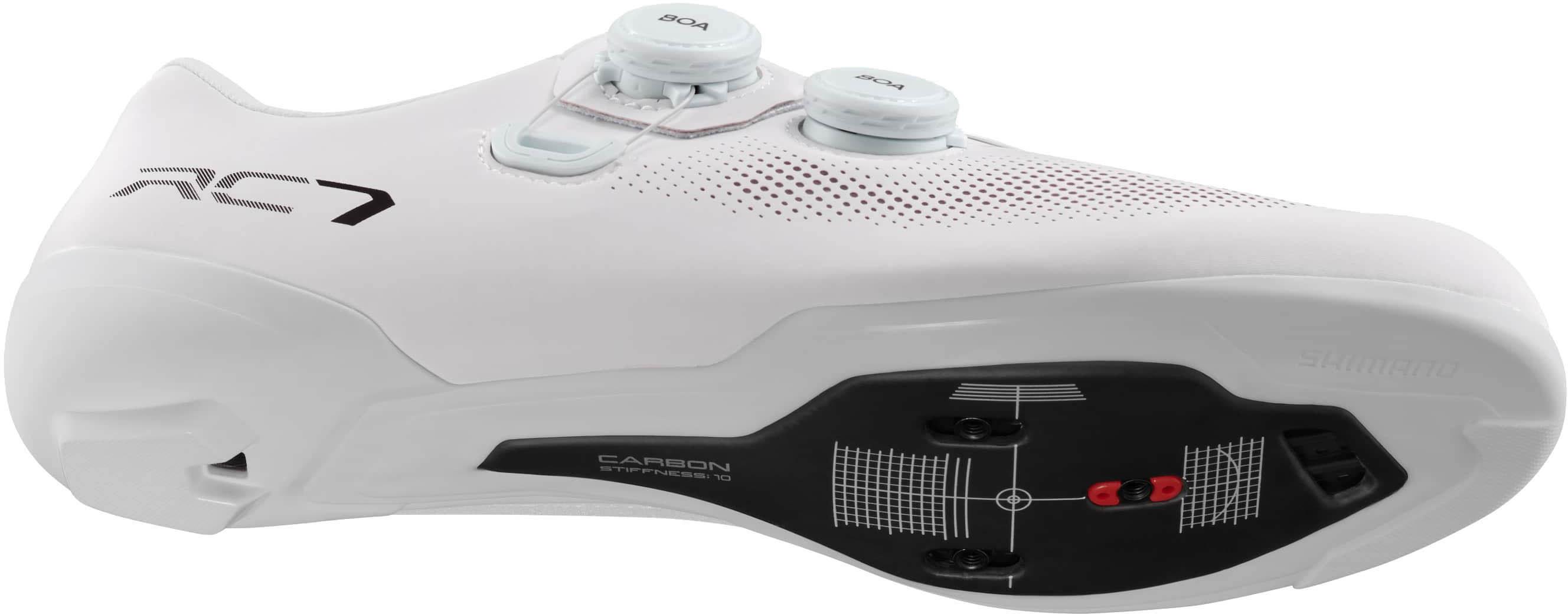 Shimano RC703 Wide Road Shoes, White