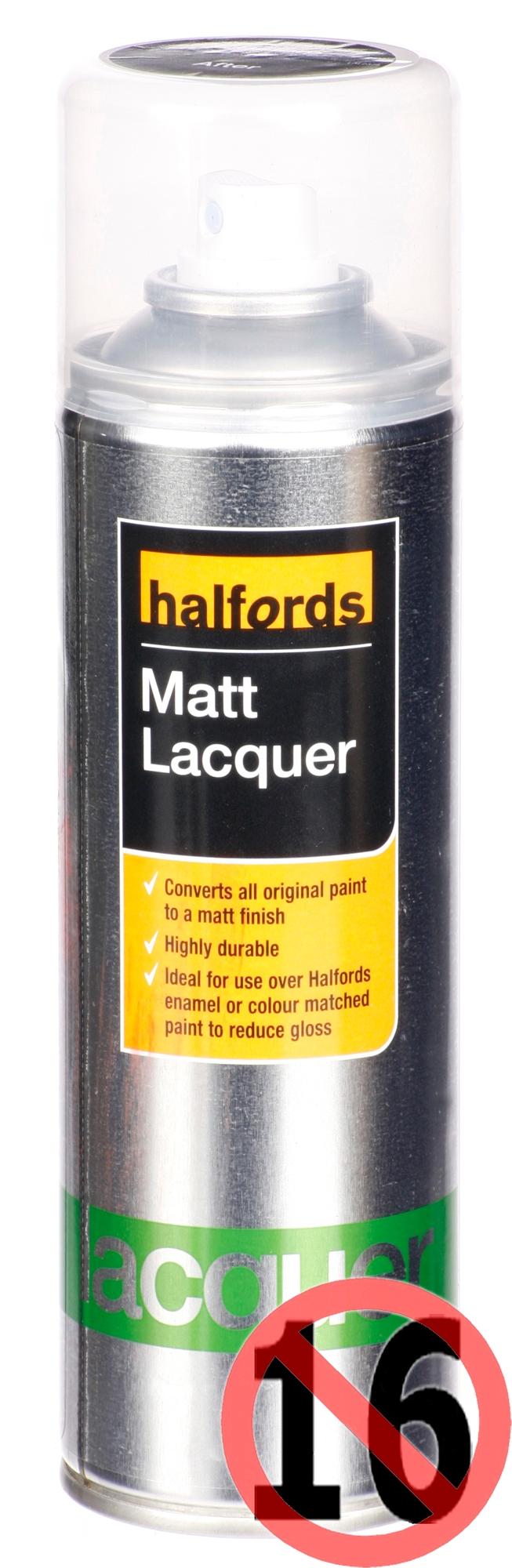 Halfords Matt Lacquer 300ml Halfords UK