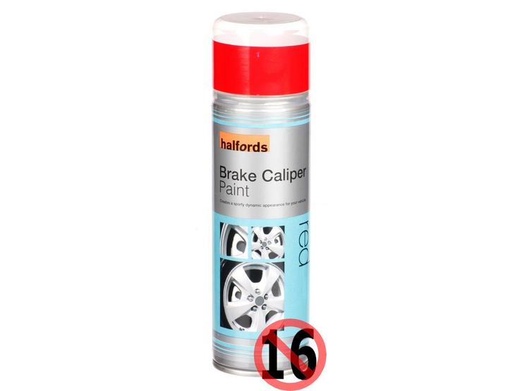 Halfords Brake Caliper Spray Paint Red 300ml