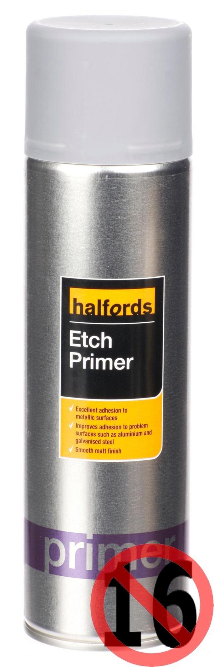 1K Self Etching Primer - Aerosol - Black