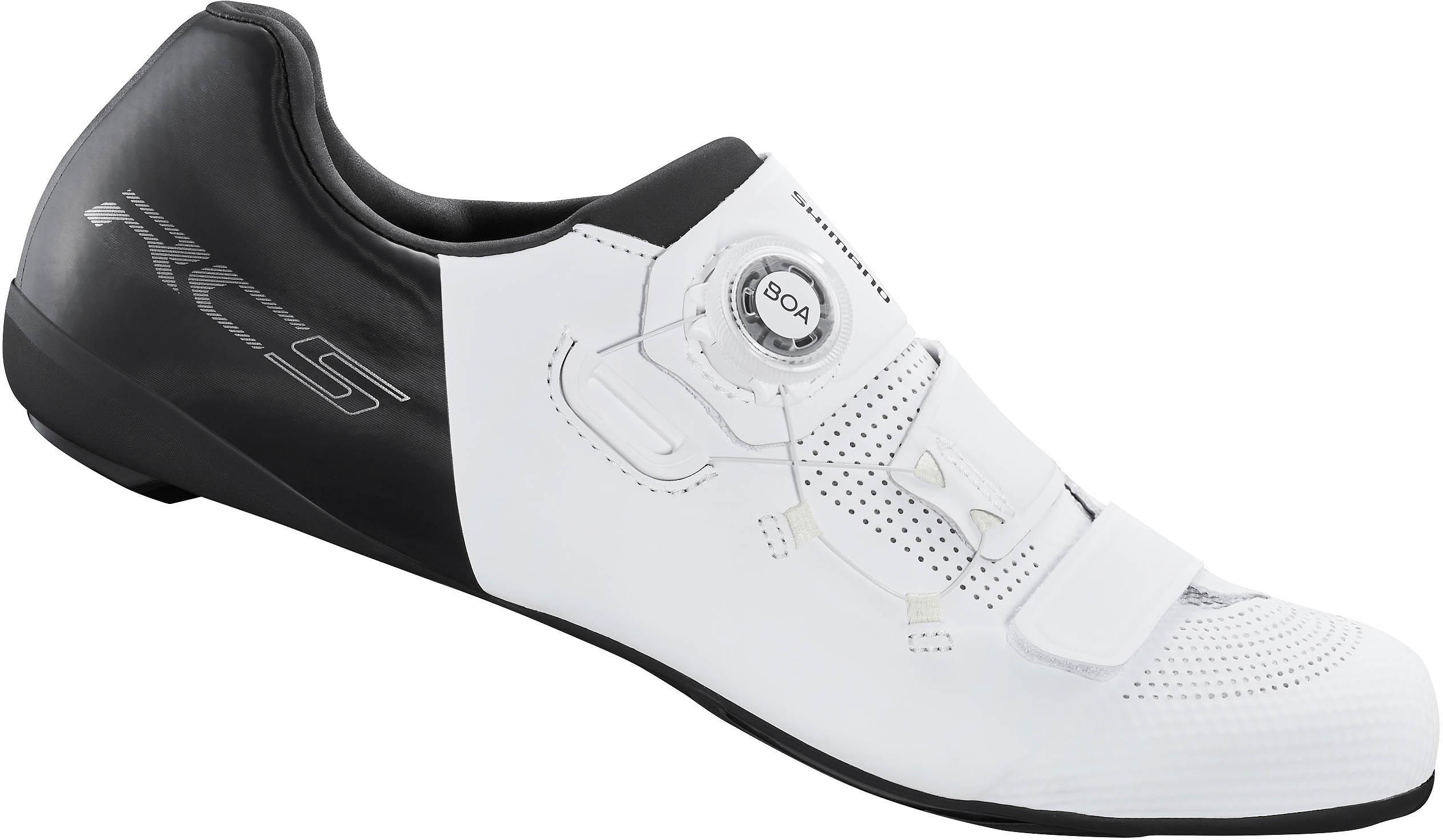 Halfords Shimano RC502 Road Shoes, White, 50 | Extra 8% off for BC Members